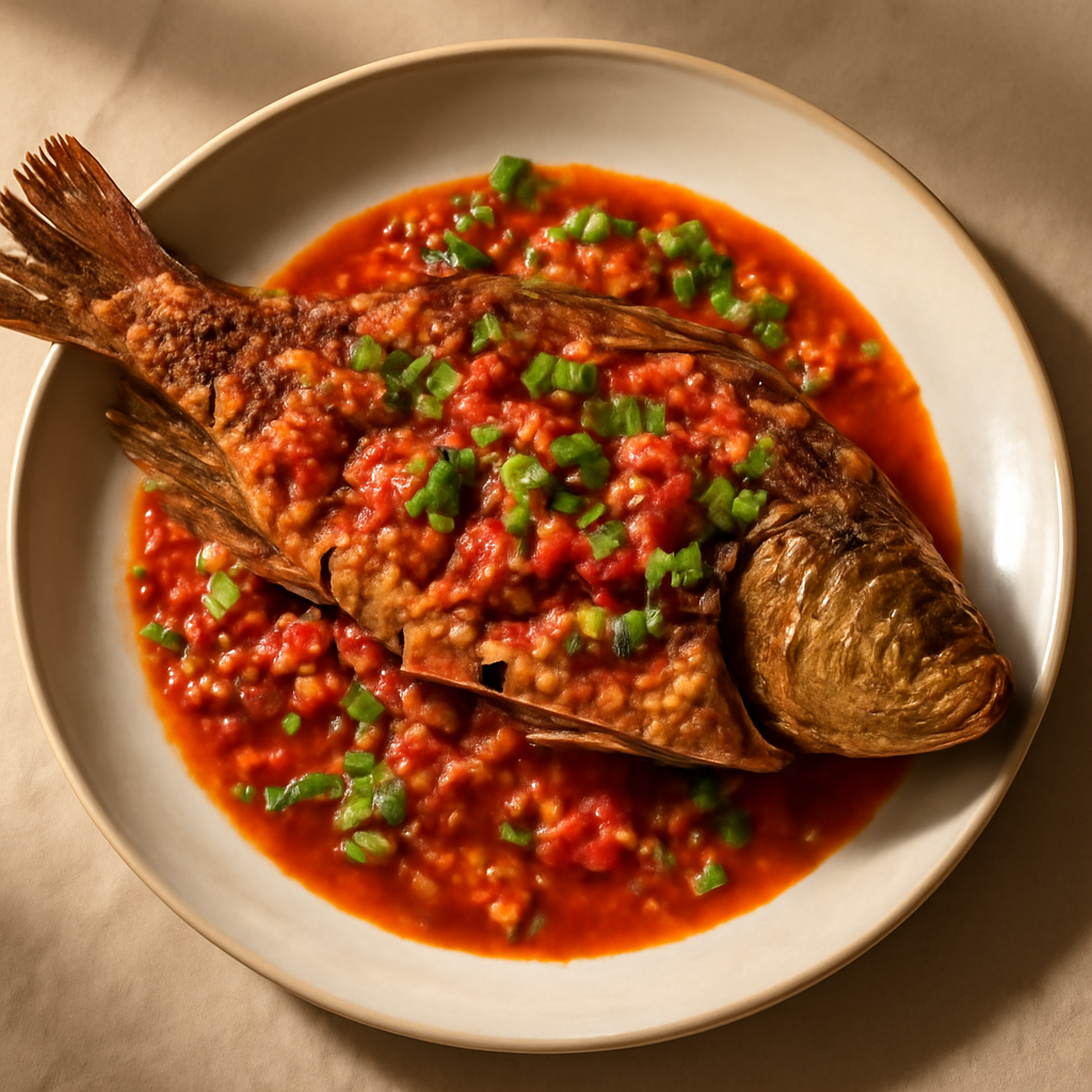 Pla Rad Prik (Crispy Fish with Chili Sauce)