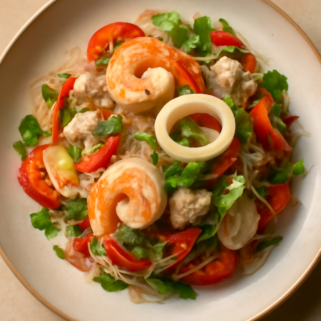 Yum Woon Sen Talay (Seafood Glass Noodle Salad)