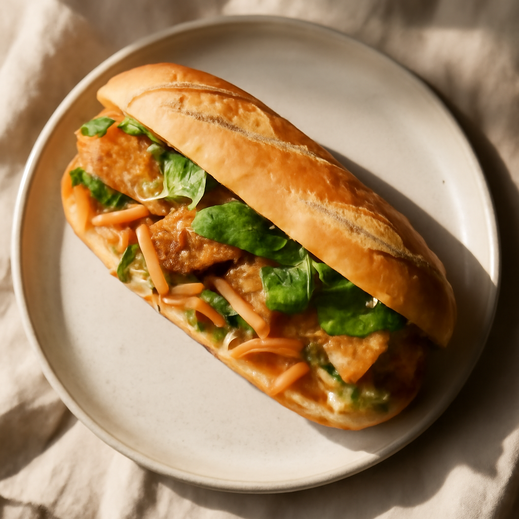 Banh Mi Chay (Vegan Lemongrass Tofu Baguette)