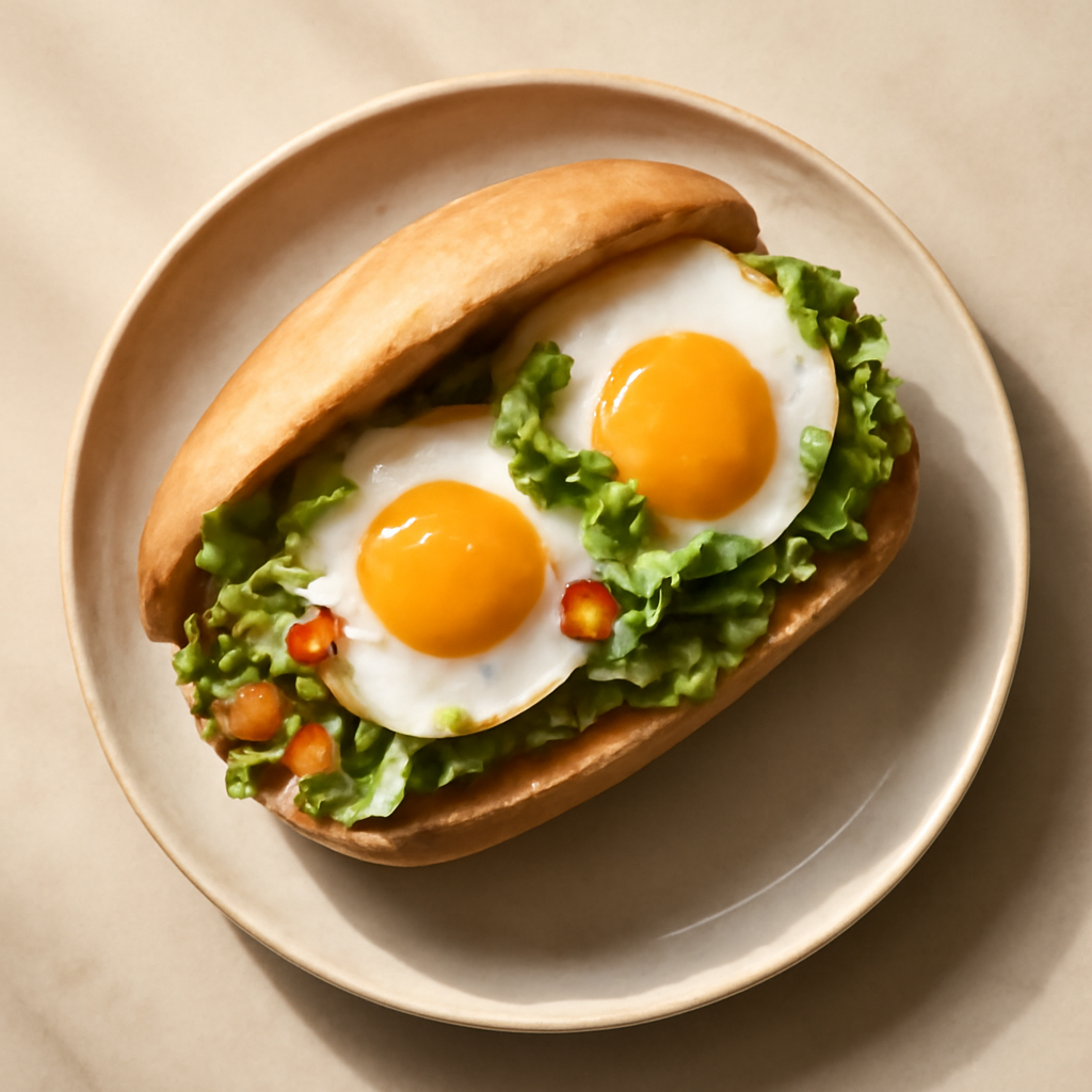 Banh Mi Op La (Fried Egg Baguette)