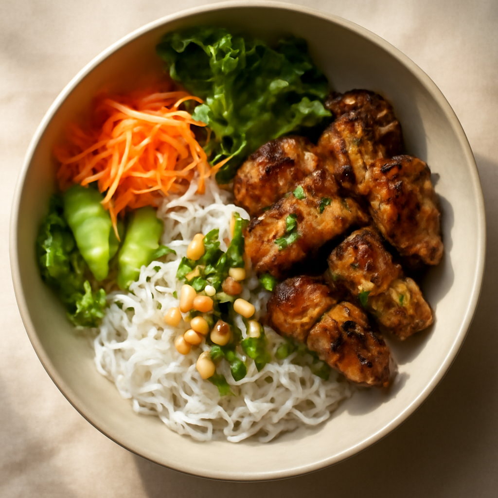 Bun Thit Nuong (Grilled Lemongrass Pork Vermicelli Bowl)