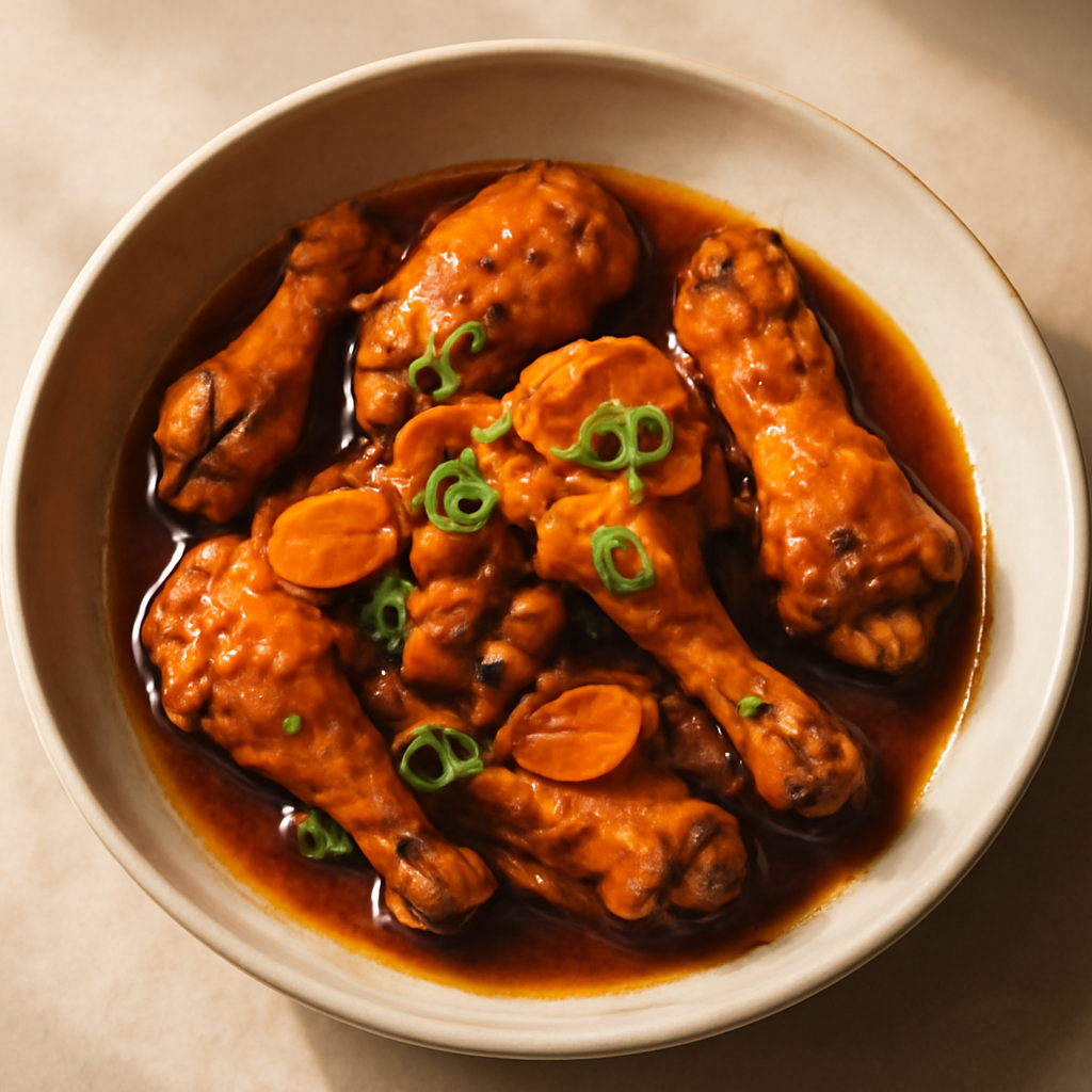 Ga Kho Gung (Ginger Caramel Braised Chicken)