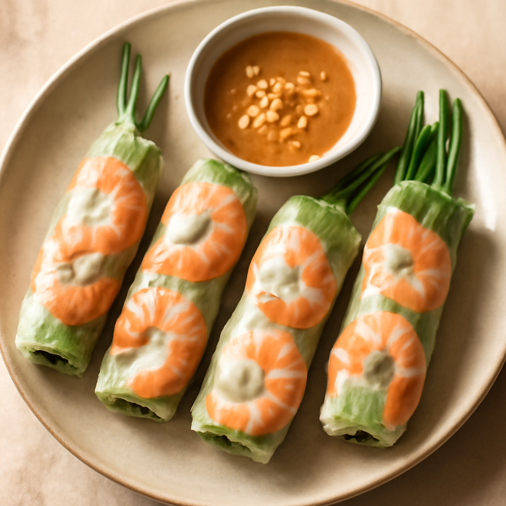 Goi Cuon (Fresh Shrimp Summer Rolls)