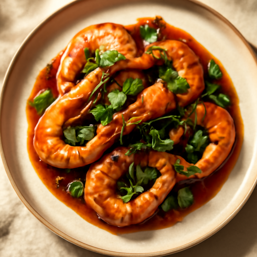 Tom Rang Me (Tamarind Glazed Shrimp)
