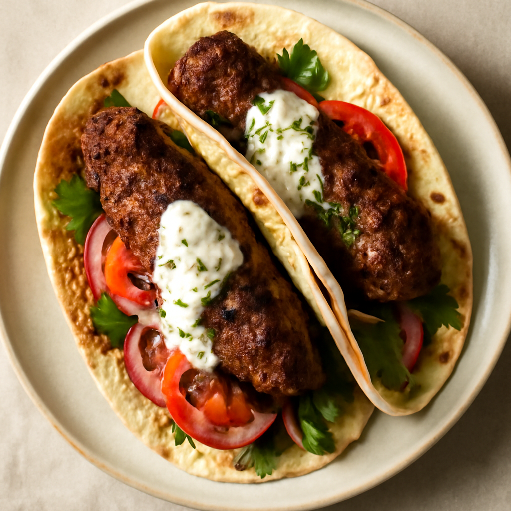 Beef Kofta Wraps
