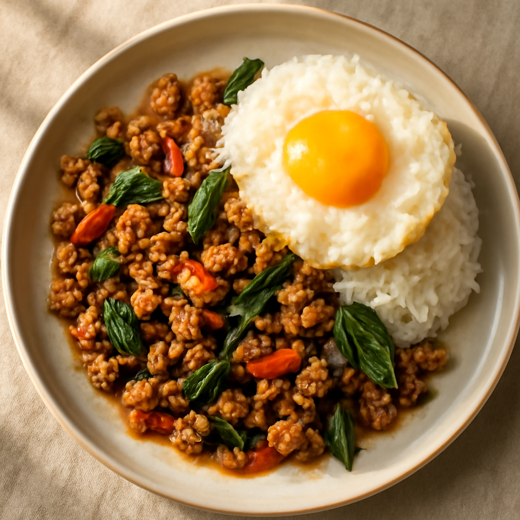 Pad Krapow Gai (Thai Basil Chicken)