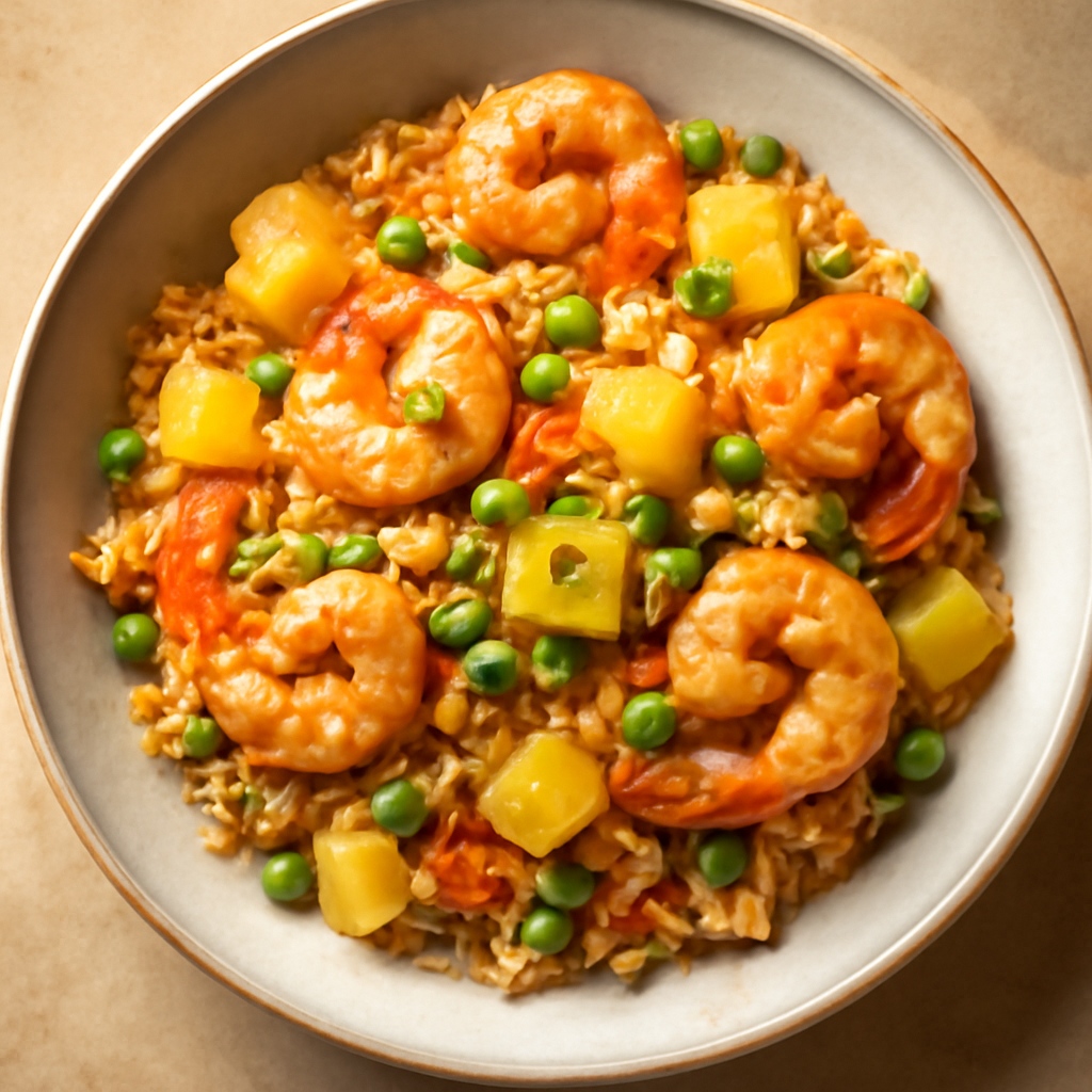 Pineapple Fried Rice with Shrimp