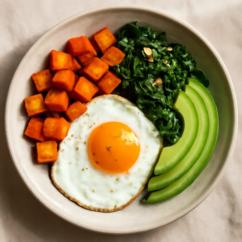 Savory Sweet Potato & Egg Breakfast Bowl