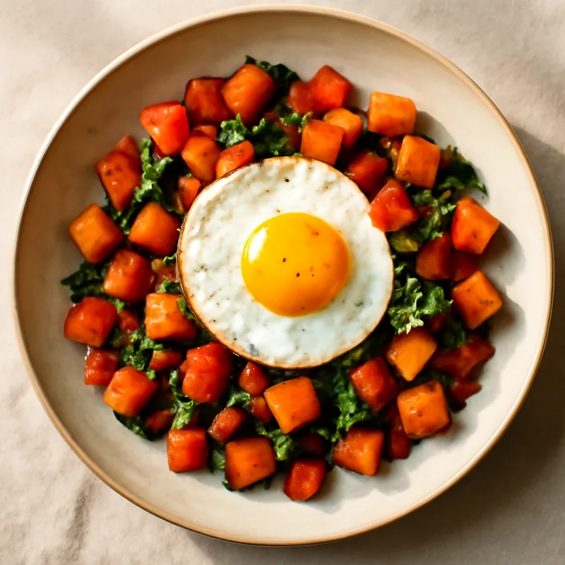 Sweet Potato & Egg Breakfast Hash