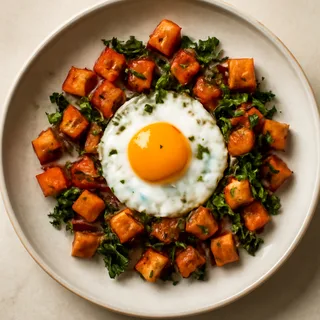 Sweet Potato & Egg Breakfast Skillet