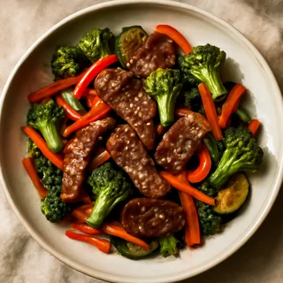 Paleo Chinese-Style Stir-Fried Beef and Vegetables