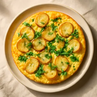 Italian Breakfast Frittata with Potatoes and Herbs