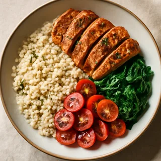 Keto Italian Chicken and Cauliflower Rice Bowl