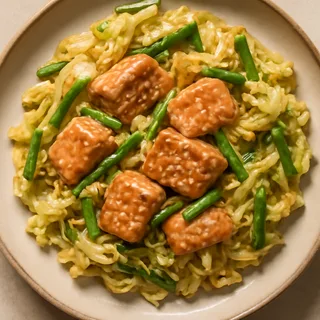 Japanese Keto Salmon & Cabbage Stir-Fry
