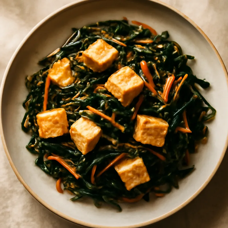 Japanese Seaweed & Tofu Stir-Fry