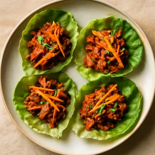 Korean Spicy Pork Lettuce Wraps (Paleo)