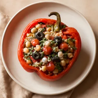 Mediterranean Stuffed Bell Pepper Bowls