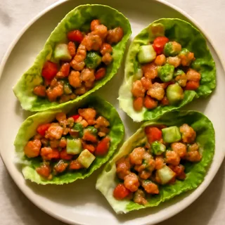 Mexican Chicken & Avocado Lettuce Wraps