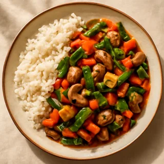 Thai Vegetarian Basil Stir-Fry