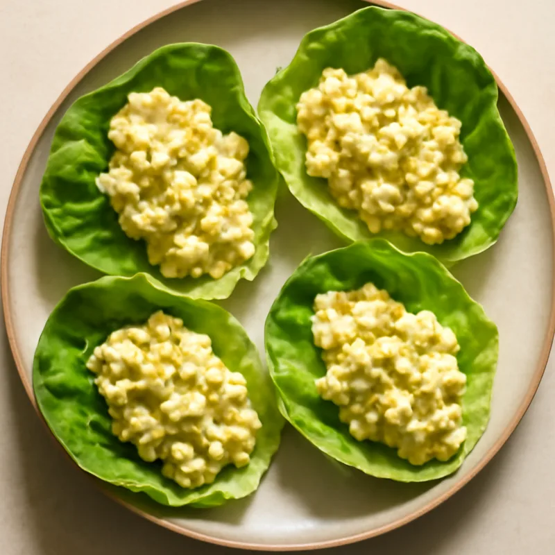 Egg Salad Lettuce Wraps