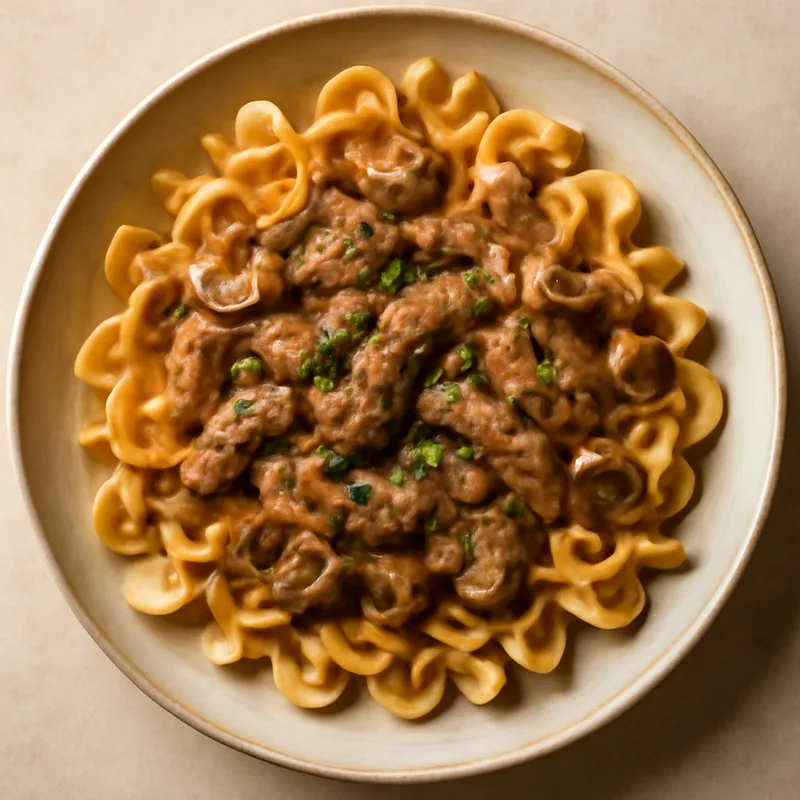 Skillet Beef Stroganoff
