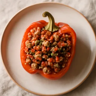 Stuffed Bell Peppers with Ground Turkey and Quinoa
