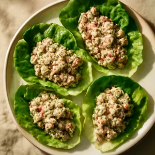 Tuna Salad Lettuce Wraps