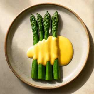 Asparagus with Foolproof Blender Hollandaise