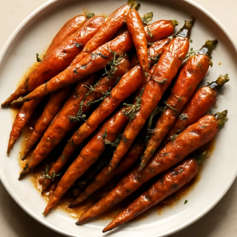 Brown-Sugar Glazed Carrots with Thyme