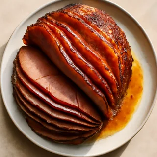 Brown Sugar-Mustard Glazed Easter Ham