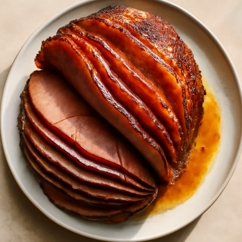 Brown Sugar-Mustard Glazed Easter Ham