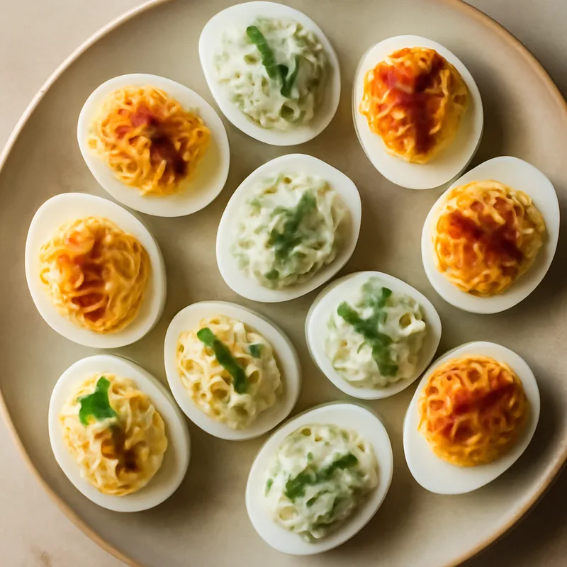 Classic Deviled Eggs Three Ways