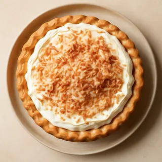 Coconut Cream Pie with Toasted Coconut