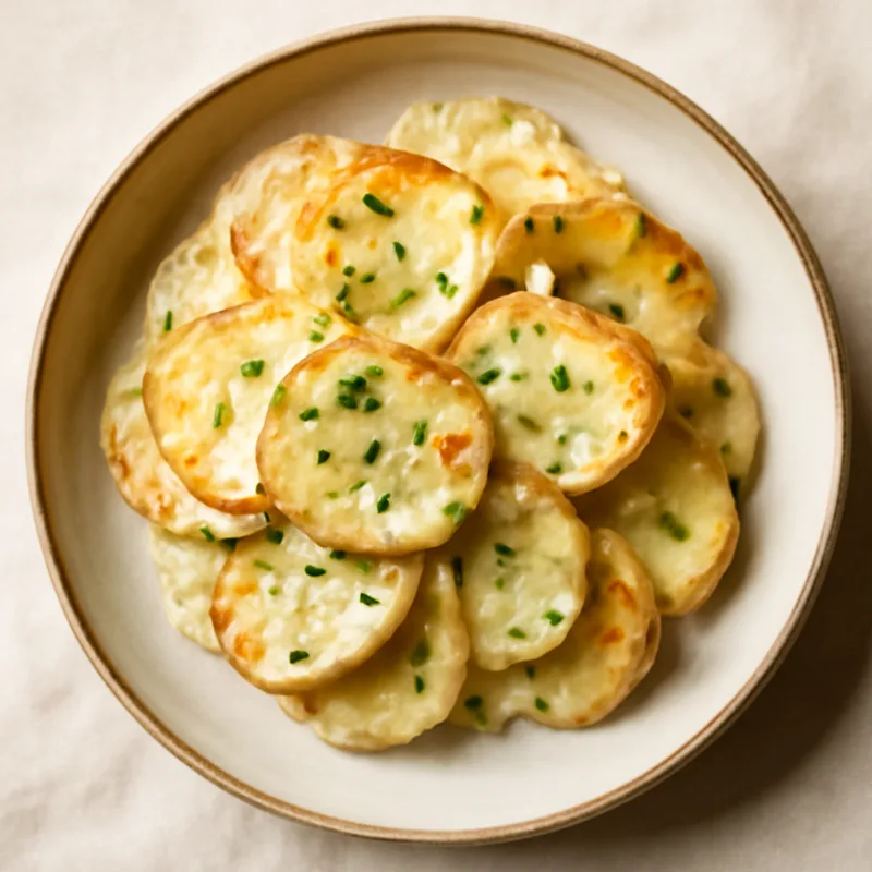 Creamy Scalloped Potatoes with Chives