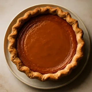 Deep-Dish Bourbon Pumpkin Pie