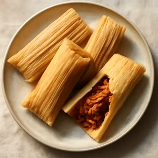 Red Chile Pork Tamales