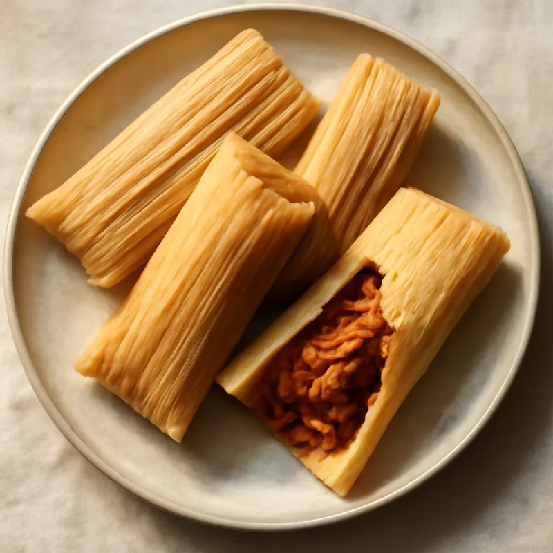 Red Chile Pork Tamales
