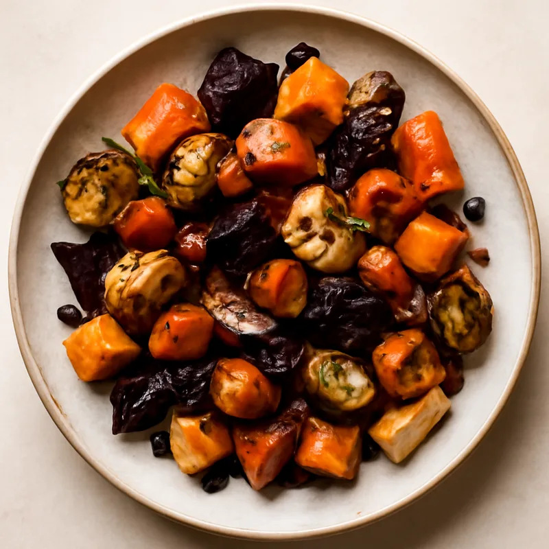 Roasted Winter Vegetables with Balsamic