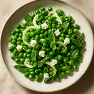 Spring Pea and Mint Salad
