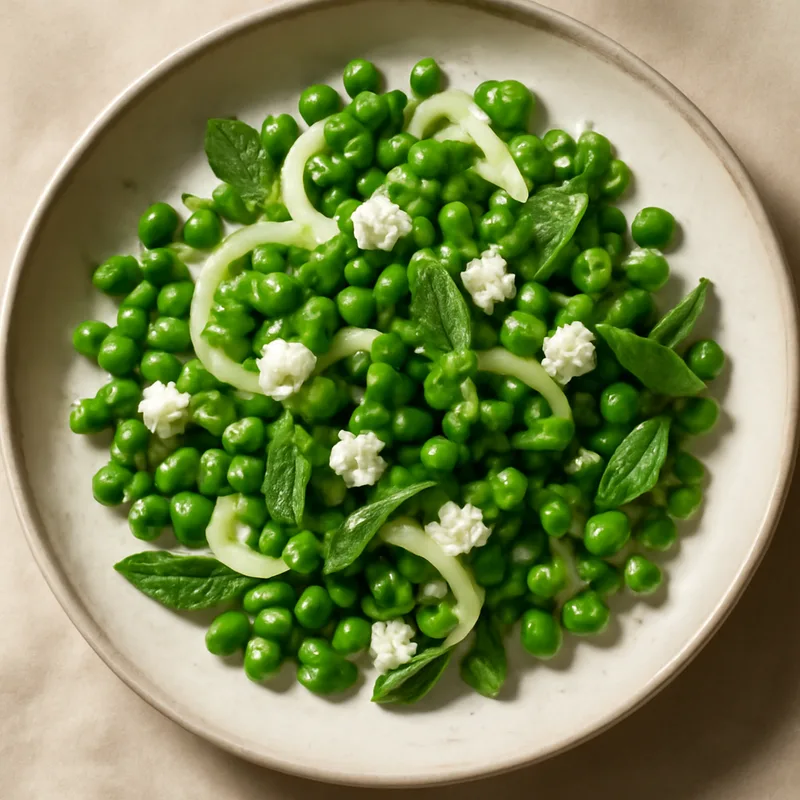 Spring Pea and Mint Salad