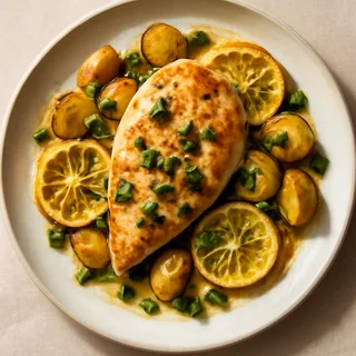 Sheet-Pan Chicken Piccata