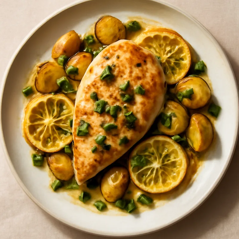 Sheet-Pan Chicken Piccata