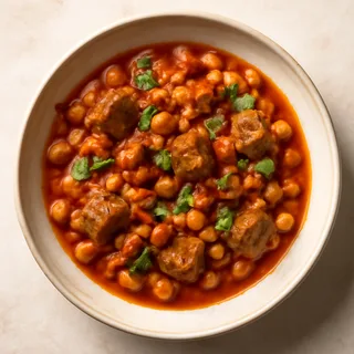 Batch Moroccan Lamb and Chickpea Tagine