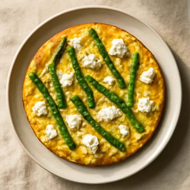 Asparagus and Goat Cheese Frittata
