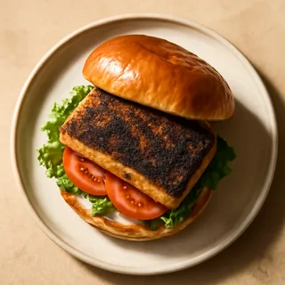 Blackened Swordfish Sandwich