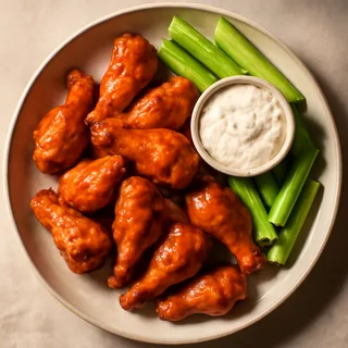 Buffalo Wings with Blue Cheese Dip
