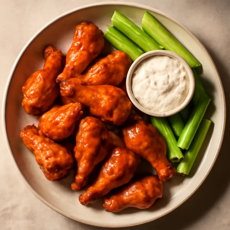Buffalo Wings with Blue Cheese Dip
