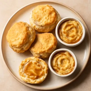 Cathead Biscuits with Sorghum Butter