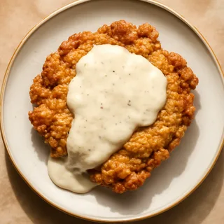 Chicken Fried Steak with Cream Gravy