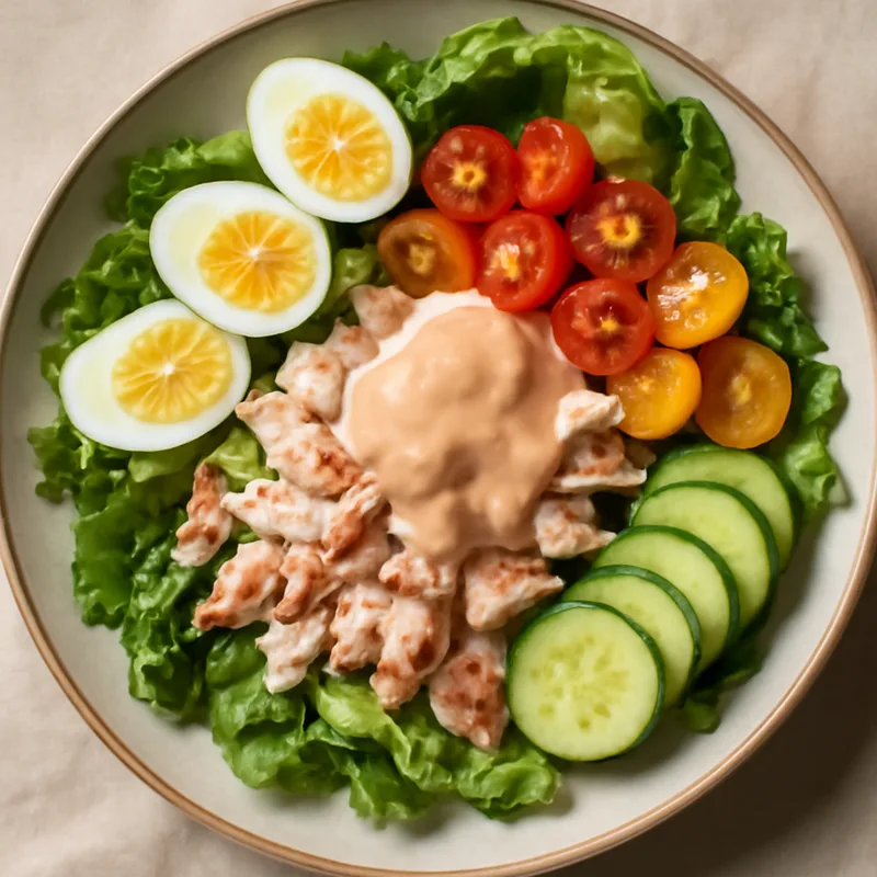Crab Louie Salad with Thousand Island